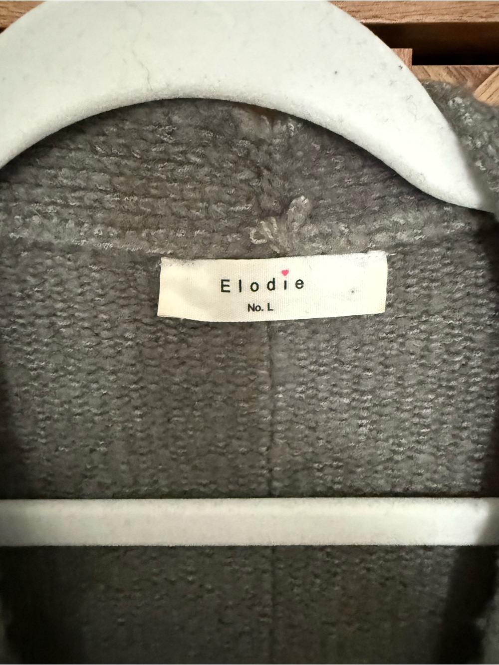 Elodie Grey Long Button Cardigan - Picture 3 of 5